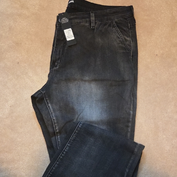 Fashion Nova Denim - Fashion Nova Women's Dark Gray Bootcut Jeans
